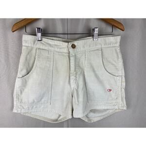 Vintage Ocean Pacific OP Corduroy Shorts Mens sz 32 2.5 Inseam Beige Beach 80's